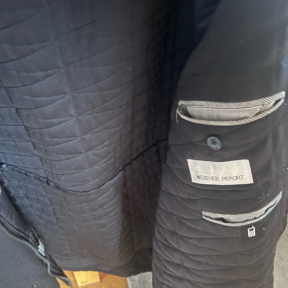 Weather report mens xl pea coat - Picture 4 of 5